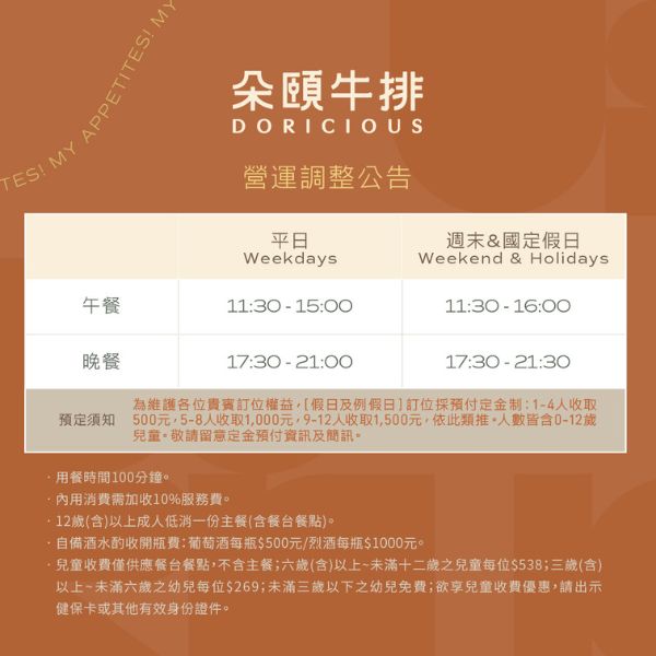 7/1(三)起適用 營運異動公告